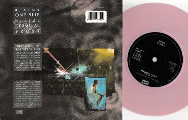 PINK FLOYD - One Slip - 7quot  33 RPM  45 giri 1987 Limited Edition Pink Vinyl
