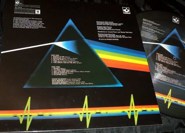 PINK FLOYD - The Dark Side Of The Moon - LP  33 giri 1973 SQ Picture Disc
