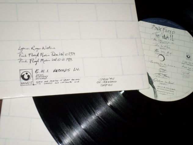 PINK FLOYD - The Wall - 2 x LP  33 giri 1deg Stampa 1979 SHDV 411 Harvest EMI