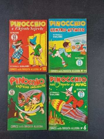Pinocchio - 9x albi Serie Comics Brigata allegra - Spillato - (1949)