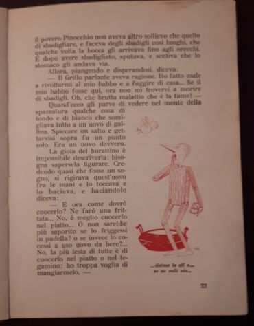 PINOCCHIO, COLLODI, I PRIMI GRANDI LIBRI SALANI EDITORE 1971.