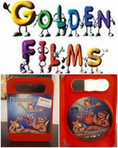 Pinocchio DVD Video, CAYMERA pictures GOLDEN FILMS 2007.