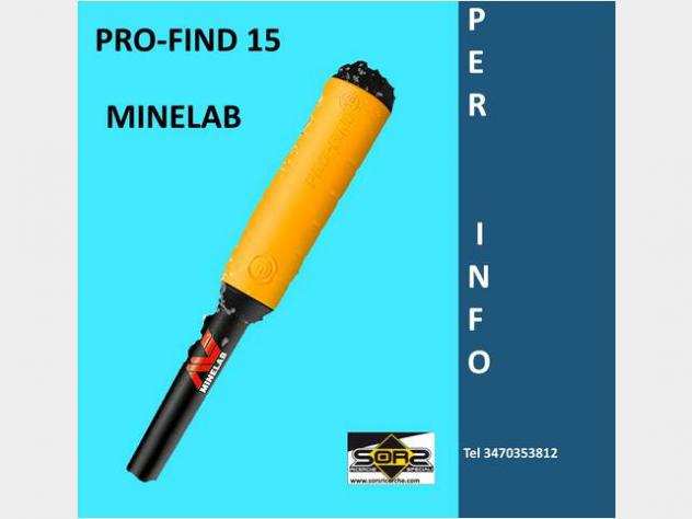 PINPOINTER PRO FIND 15 MINELAB Minelab Nuovo