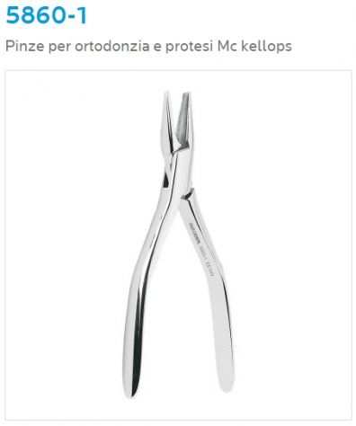 Pinza per ortodonzia concavo-convessa tipo ASA DENTAL 5860-1