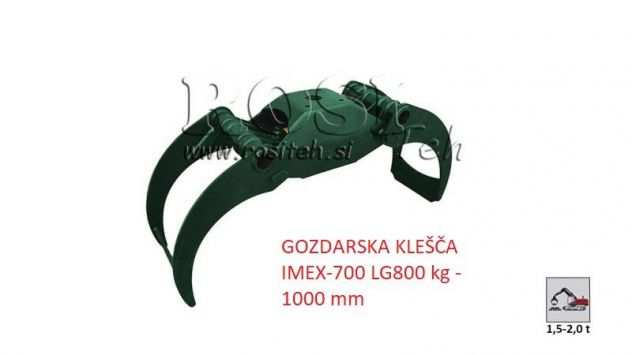 PINZE FORESTALI IMEX-700 LG800 kg - 1000 mm