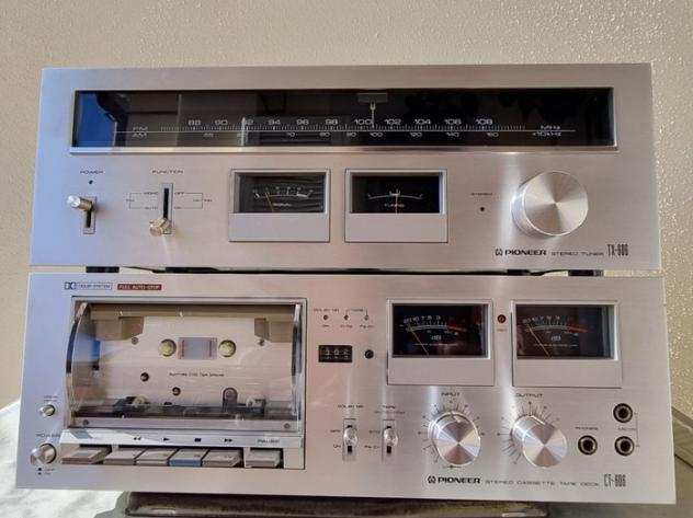 Pioneer - CT 606 e TX 606 - Tuner - Registratore ndash lettore di cassette - Modelli vari
