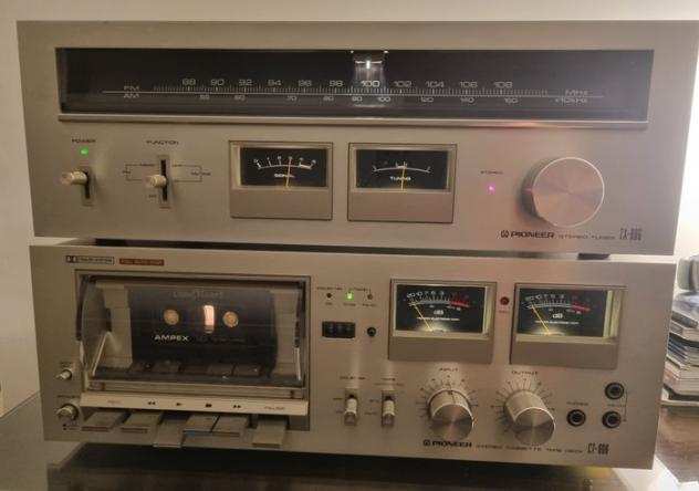 Pioneer - CT 606 e TX 606 - Tuner - Registratore ndash lettore di cassette - Modelli vari