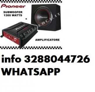 PIONEER GM-A3602 sub UD-W304R amplificatore subwoofer da 3