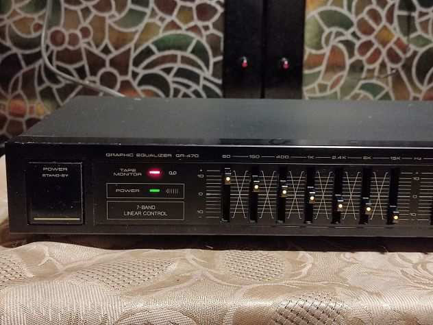 Pioneer GR-470 Equalizzatore Stereo Grafico Analogico 7 Bande (LR)