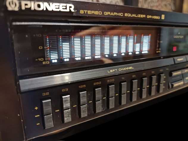 Pioneer GR-X550 Equalizzatore Stereo Grafico Digitale 10 Bande Separate (LR)