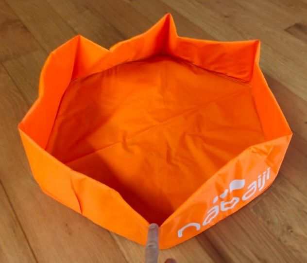 piscina pieghevole Oslash65cm arancione Decathlon