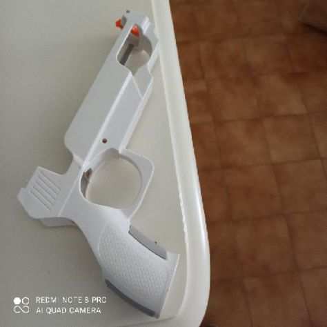 Pistola in Plastica Volante manubrio per Nintendo Wii Nitho in ottime condizion