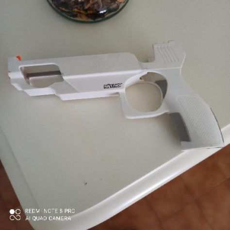 Pistola in Plastica Volante manubrio per Nintendo Wii Nitho in ottime condizion