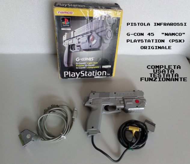Pistola NAMCO G-CON 45 Playstation Originale, boxata