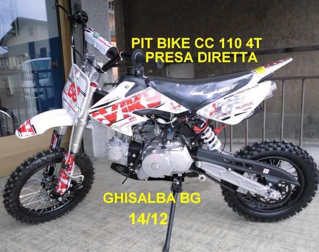 PIT BIKE bianca rossa 4T