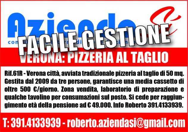 pizzeria al taglio - no bar no ristorante