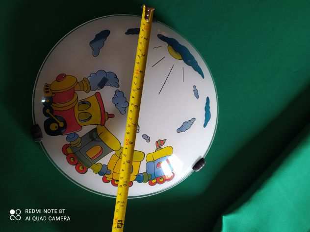 Plafoniera lampadario per bambini e ragazzi diametro 28cm in ottime condizioni