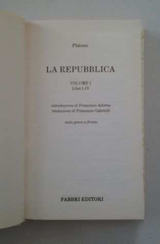 PLATONE - La Repubblica Vol. 1 amp 2