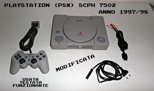 Playstation (prima versione) SCPH 7502 MOD. (anno 1997)