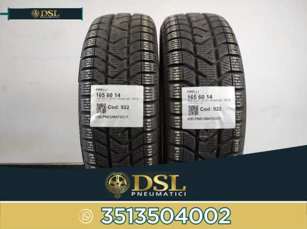 Pneumatici Usati 165 60 14 Pirelli Cod.922