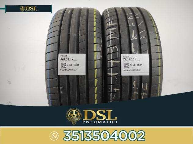 Pneumatici Usati 225 45 19 Dunlop Cod.1081