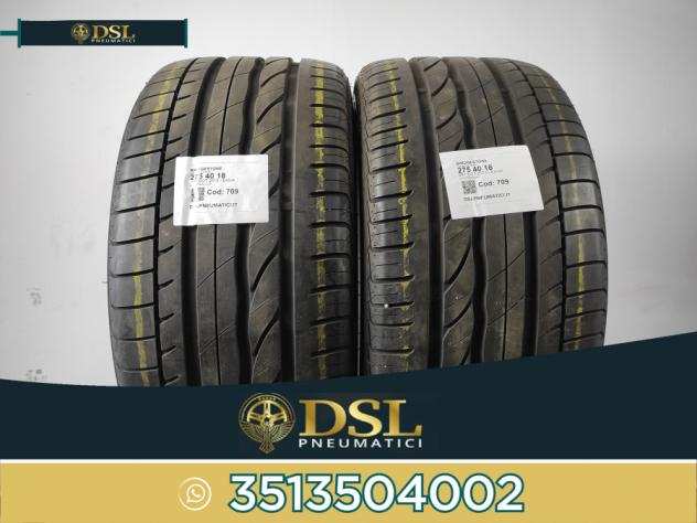 Pneumatici Usati 275 40 18 Bridgestone Cod.709