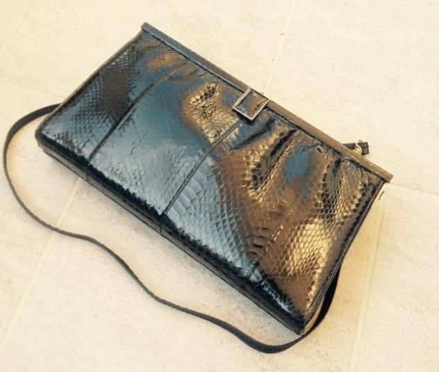 Pochette pelle serpente - vintage