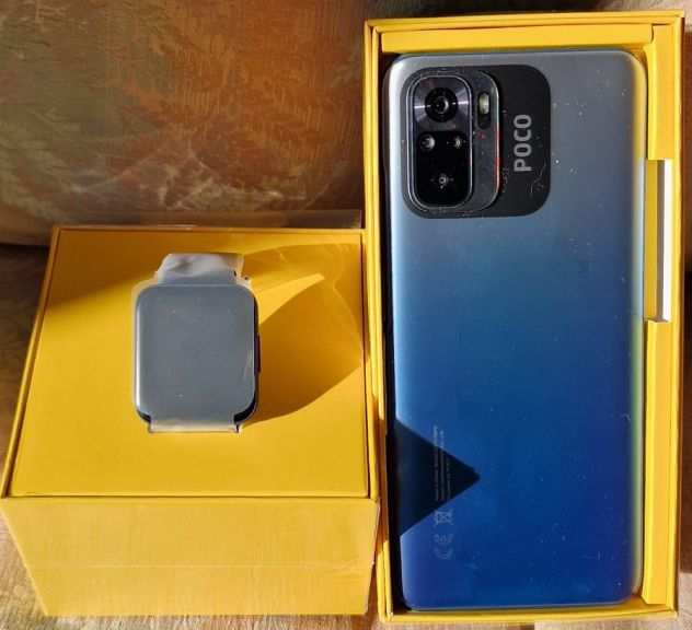 POCO M5s Smartphone 4128GB, 6.43rdquo FHDAMOLED  SMARTWatch GL Blue