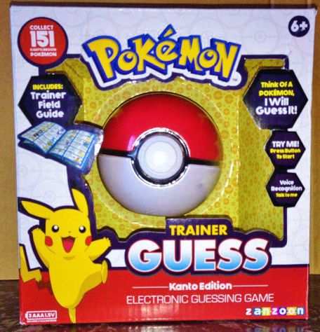 pokemon pokeball nintendo trainer guess kanto edition electronic game console