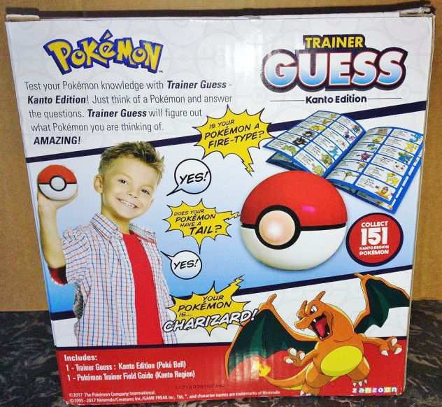 pokemon pokeball nintendo trainer guess kanto edition electronic game console