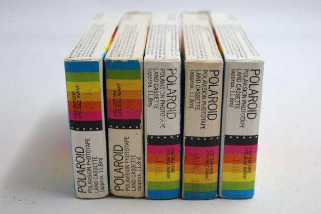 Polaroid 5 x Packs Polavision Phototape Expired CASETTE TAPES Inc. Type 608
