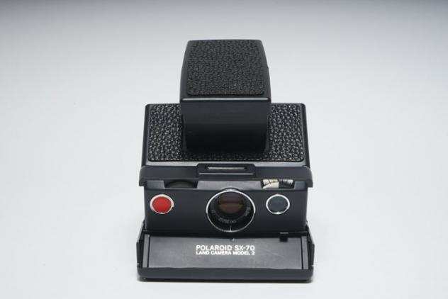 Polaroid SX-70 Land Camera - Rigenerata  Flash elettronico ITT Fotocamera istantanea