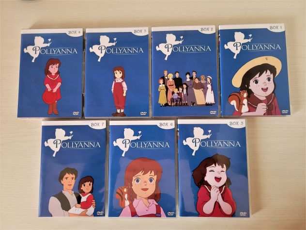 Pollyanna serie animata completa in 7 box dvd