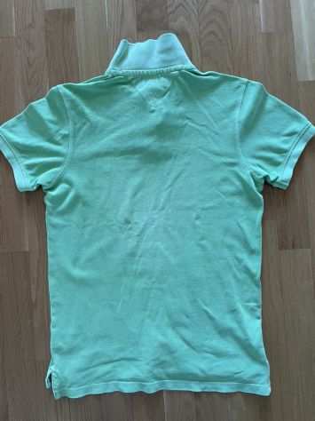 Polo Tommy Hilfiger, colore verde acido, taglia M, VINTAGE