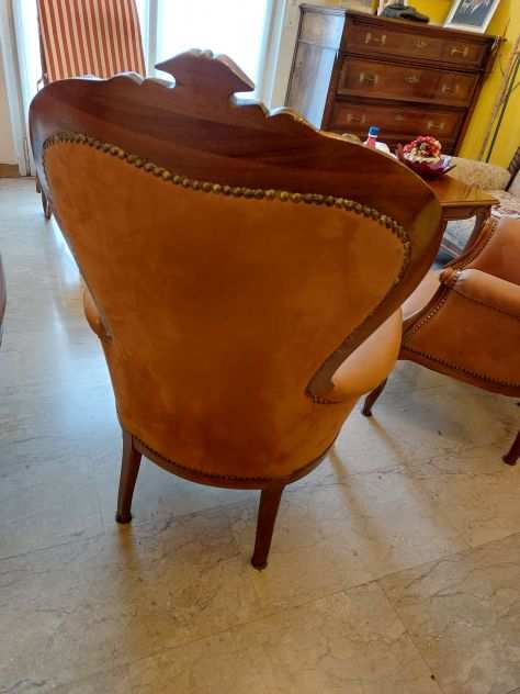 Poltroncine classiche in pelle