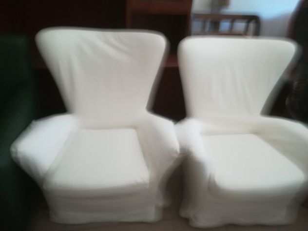 Poltroncine n 2 nuove colore bianco