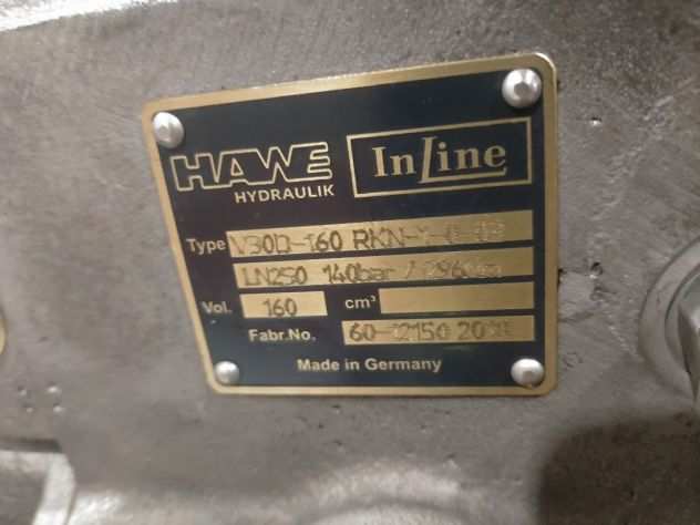 Pompa Hawe V30D-160 RKN-1-0-03 LN250 140bar 296Nm