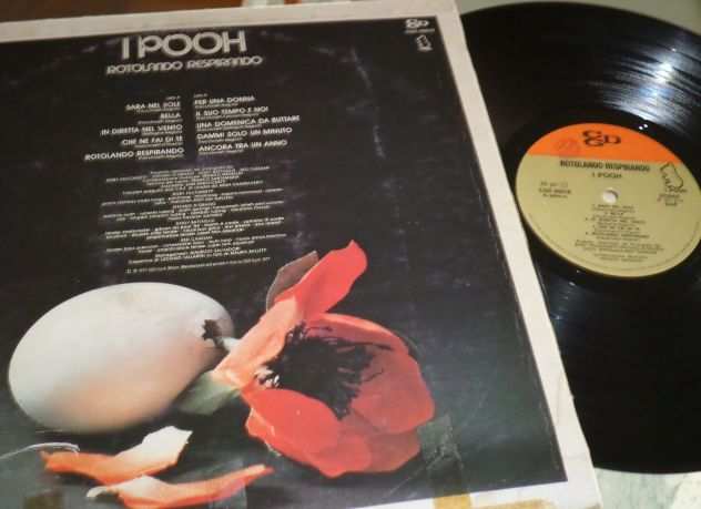 POOH - Rotolando Respirando - LP  33 giri 1977 CGD Italy