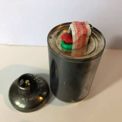 Porta accendino bombola gas vintage - Un pezzo unico