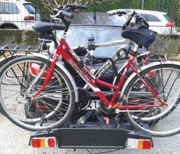 Porta biciclette da gancio traino 2, 3 bici portabici nuovo