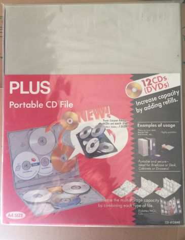 Porta cd o dvd nuovo 12 pezzi nuovo mai usato