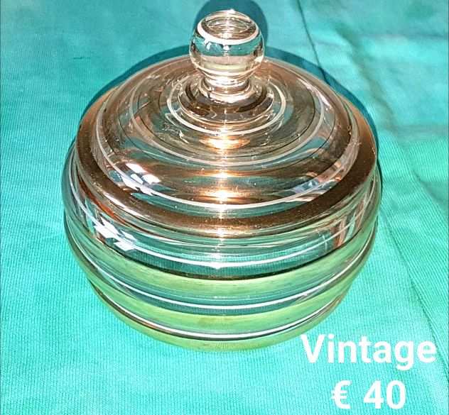 Porta profumi vetro di Murano - Soprammobili vintage Murano - Maschere veneziane