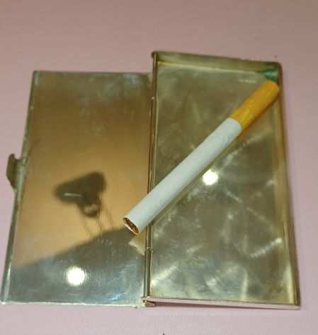 porta sigarette in argento originale anni 70