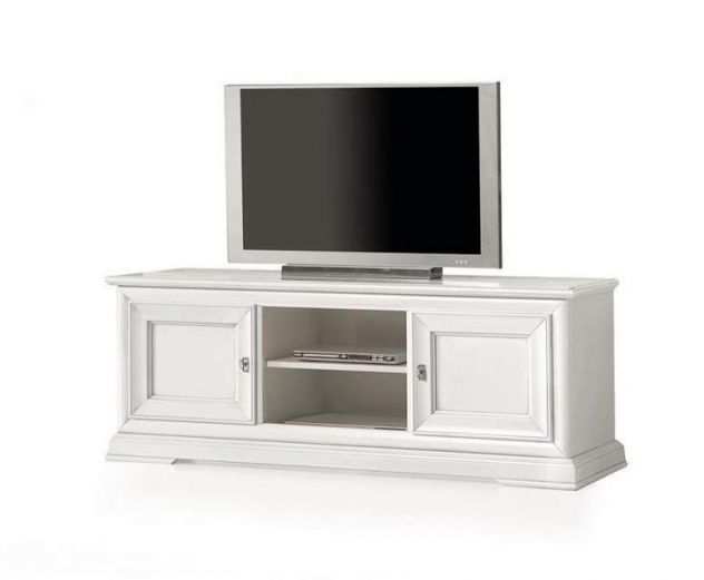 Porta Tv 2 Ante Bianco Stile Moderno Laccato Shabby cod 7108