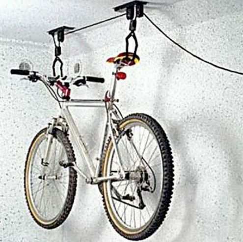 Portabici a soffitto supporto con ganci e carrucola NUOVO prezzo 14