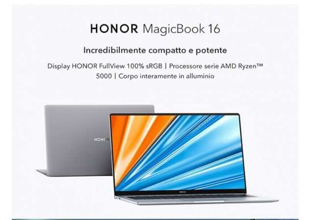 Portatile Honor MagicBook 16 , 16GB512GB , AMD R5-5600H