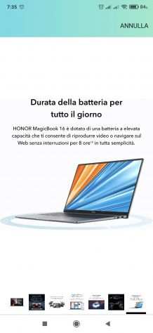 Portatile Honor MagicBook 16 512GB AMD R5-5600H