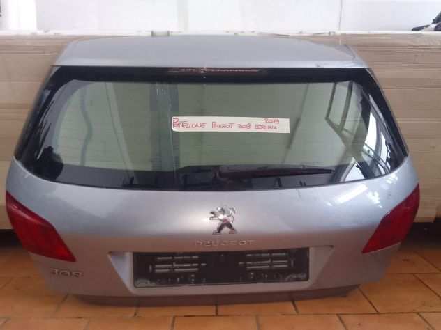 portellone baule cofano posteriore peugeot 308 2019