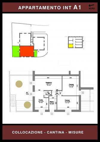 Porzione di casa in vendita a TORANO - Carrara 75 mq Rif 911075