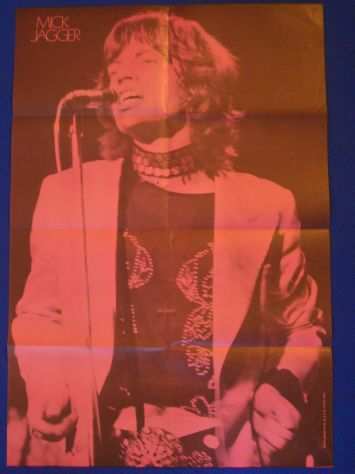 POSTER MICK JAGGER - SUPPLEMENTO AL N.45 ldquoCIAO 2001rdquo